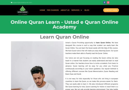 لقطة شاشة لموقع Ustad e Quran Online Academy
بتاريخ 05/07/2021
بواسطة دليل مواقع تبادل بالمجان