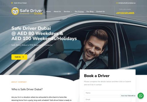 لقطة شاشة لموقع Safe Driver Dubai
بتاريخ 24/09/2021
بواسطة دليل مواقع تبادل بالمجان