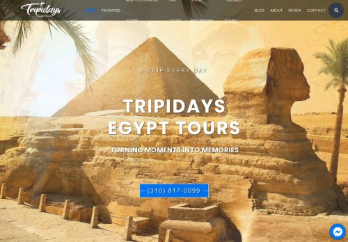 لقطة شاشة لموقع TRIPIDAYS EGYPT TOURS
بتاريخ 26/10/2021
بواسطة دليل مواقع تبادل بالمجان