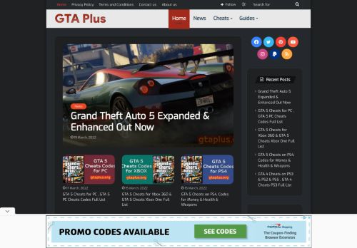 لقطة شاشة لموقع GTA Plus
بتاريخ 21/03/2022
بواسطة دليل مواقع تبادل بالمجان