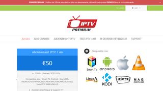 لقطة شاشة لموقع IPTV PREMIUM
بتاريخ 23/09/2019
بواسطة دليل مواقع تبادل بالمجان
