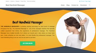 لقطة شاشة لموقع Best Handheld Massager
بتاريخ 21/09/2019
بواسطة دليل مواقع تبادل بالمجان