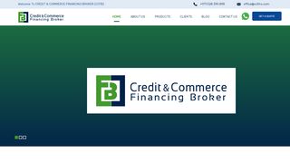 لقطة شاشة لموقع Credit & Commerce Financing Broker
بتاريخ 12/03/2020
بواسطة دليل مواقع تبادل بالمجان