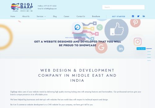 Web Development Company Dubai and Web Design Dubai-Digibaap